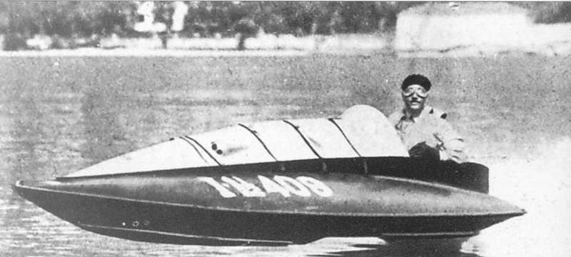 Riva med BPM 1500 cc motor, satte världsrekord med 107,6 km/h (1935)