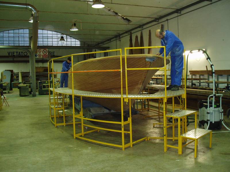 Restoration 
yard RAM. An Aquarama Special is restored to mint condition.