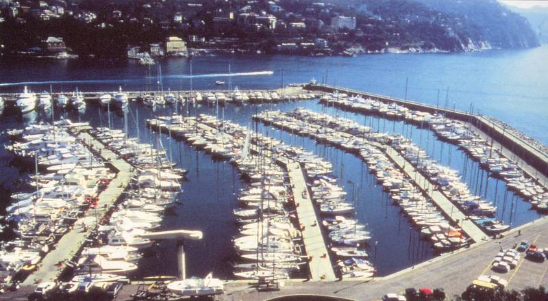 The new 
port built by Carlo Riva in Rapallo.